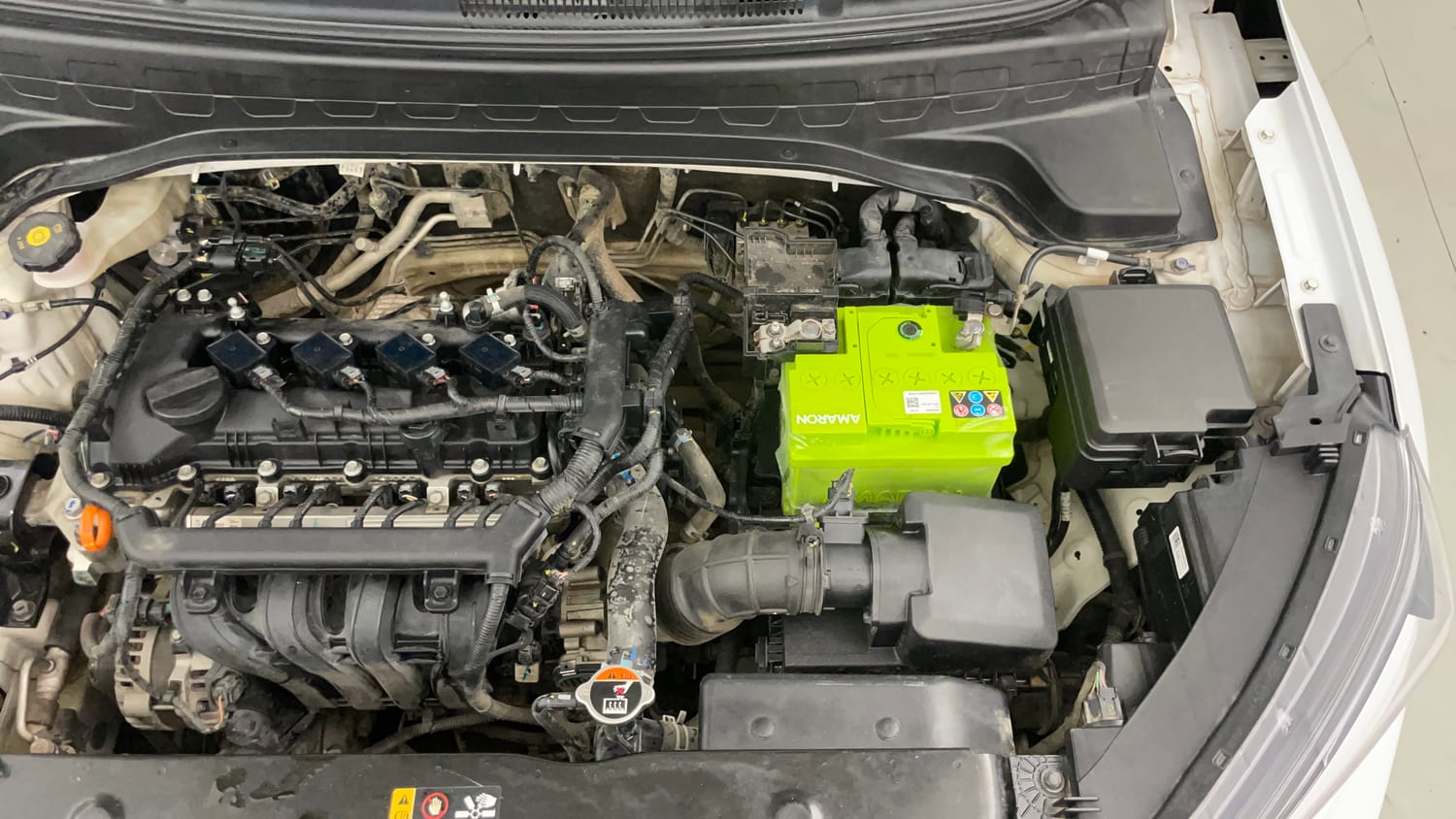 Used 2023 Kia Sonet HTK Plus 1.2 Petrol Manual engine ENGINE LEFT SIDE VIEW
