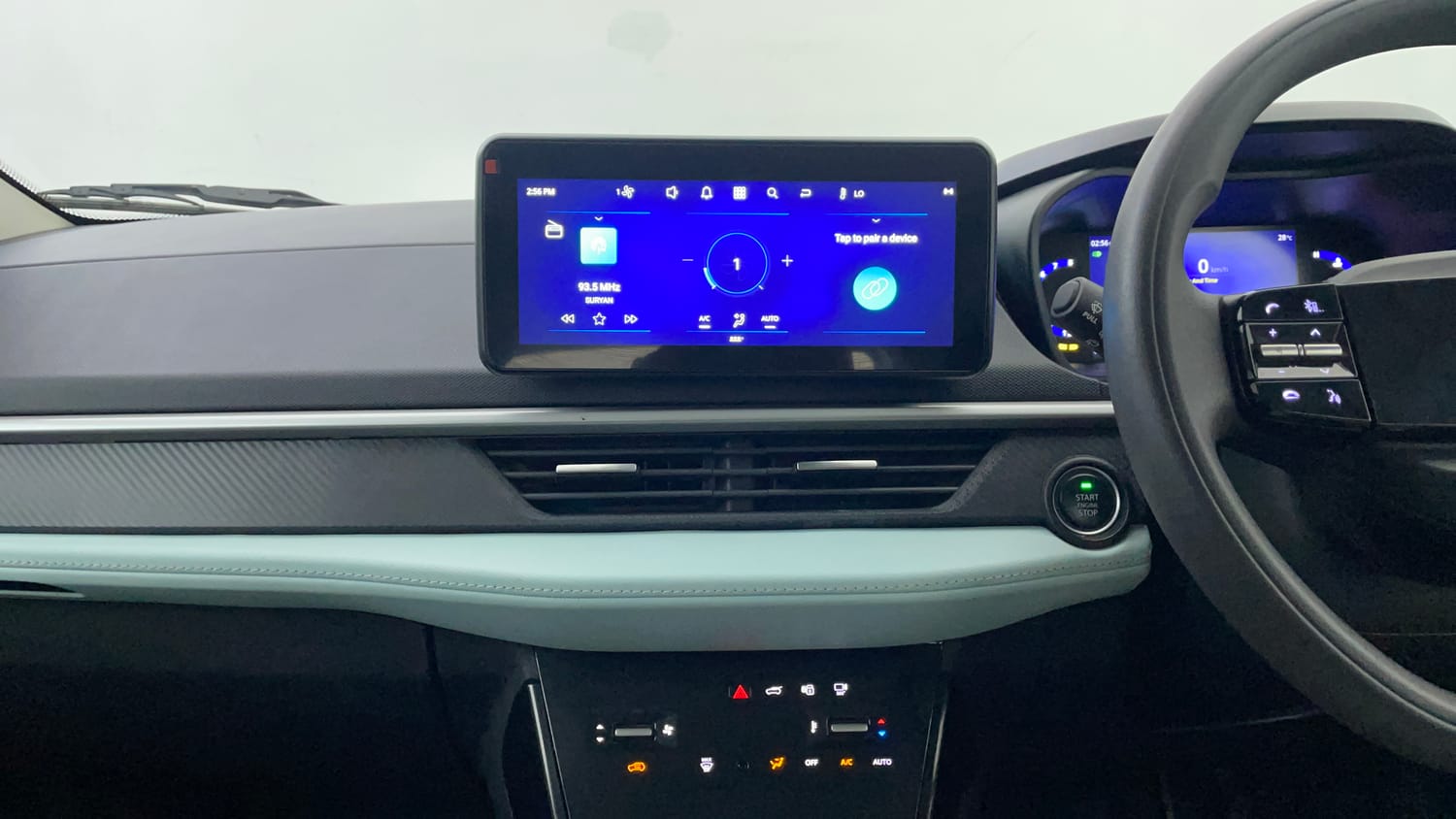 Used 2023 Tata Nexon Creative Plus S 1.2 Revotron Petrol 7DCA DT Petrol Automatic interior MUSIC SYSTEM & AC CONTROL VIEW