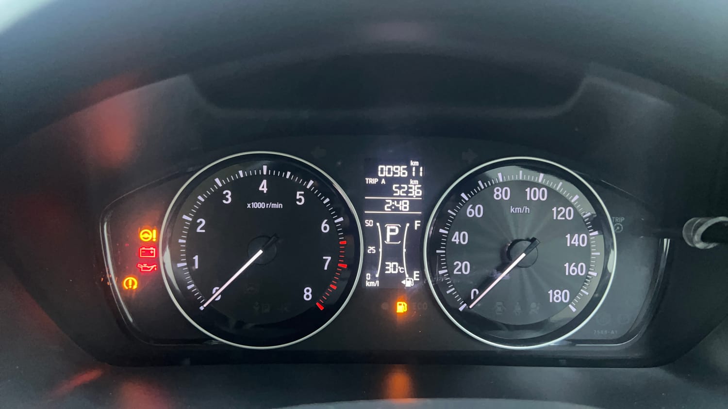 Used 2018 Honda Amaze 1.2 V CVT Petrol Petrol Automatic interior CLUSTERMETER VIEW