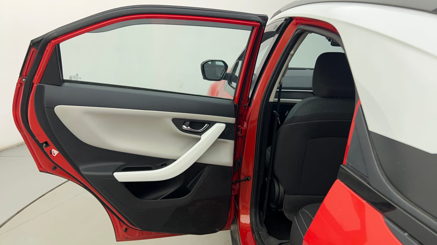 Used 2024 Tata Nexon Creative Plus S 1.2 Revotron Petrol 6MT DT Petrol Manual interior LEFT REAR DOOR OPEN VIEW