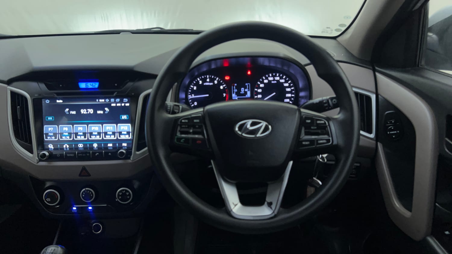 Used 2019 Hyundai Creta E Plus 1.6 Petrol Petrol Manual interior STEERING VIEW