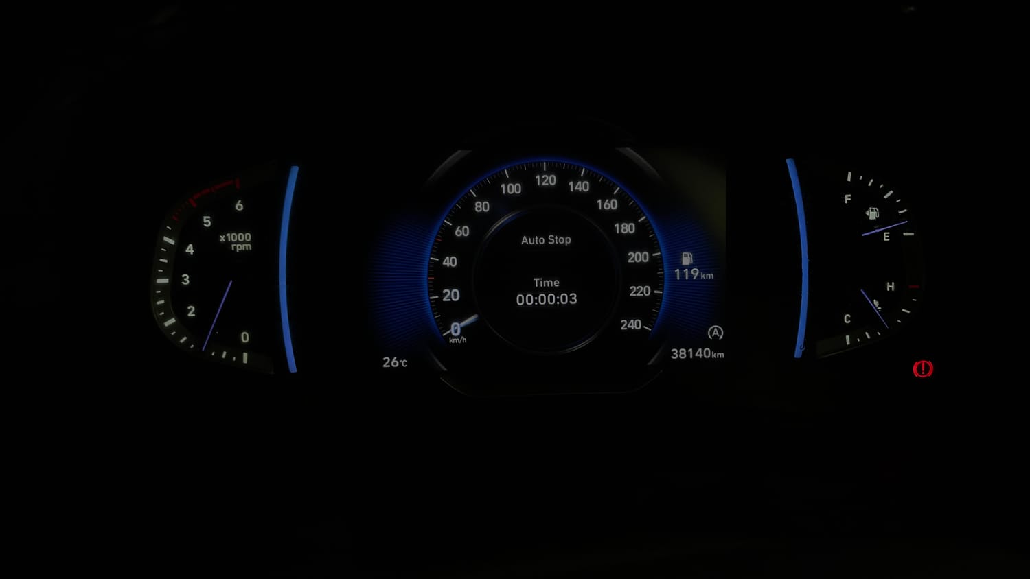Used 2023 Hyundai Alcazar Prestige 7 STR 1.5 Diesel Diesel Manual interior CLUSTERMETER VIEW