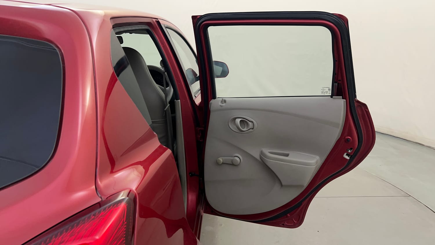 Used 2016 Datsun GO A Petrol Manual interior RIGHT REAR DOOR OPEN VIEW