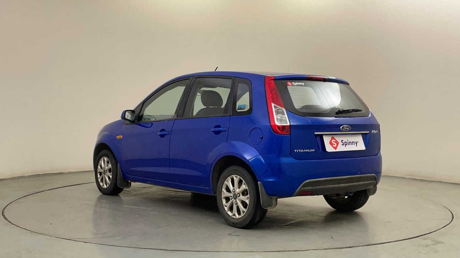 Used 2013 Ford Figo Duratec Petrol Titanium 1.2 Petrol Manual exterior LEFT REAR CORNER VIEW