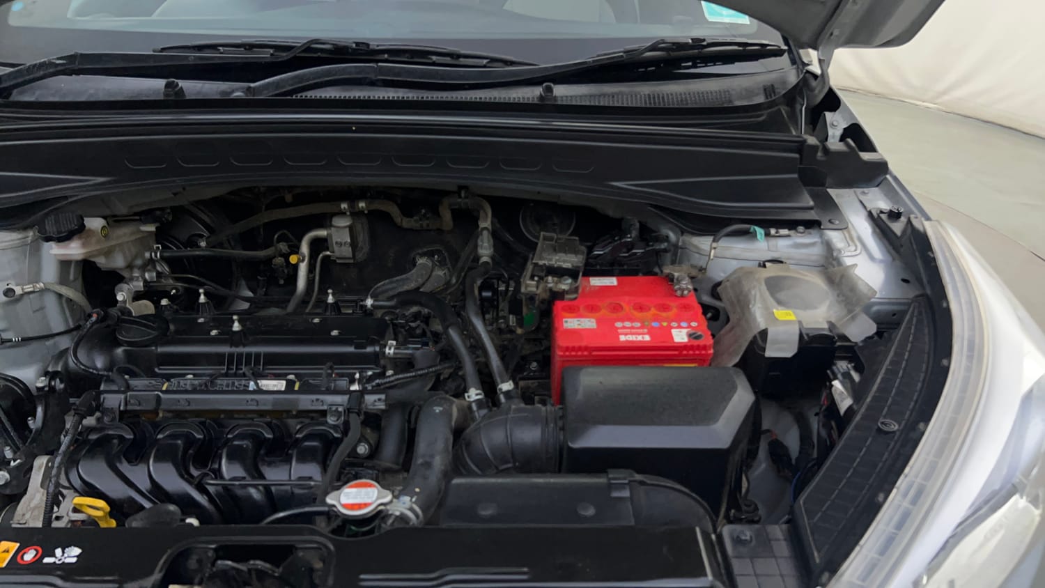 Used 2019 Hyundai Creta E Plus 1.6 Petrol Petrol Manual engine ENGINE LEFT SIDE HINGE & APRON VIEW
