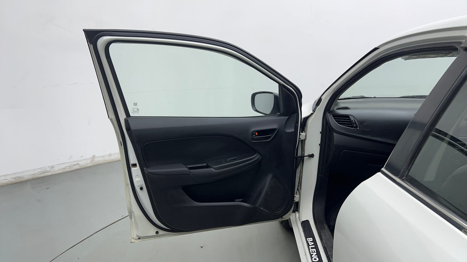 Used 2021 Maruti Suzuki Baleno Sigma Petrol Manual interior LEFT FRONT DOOR OPEN VIEW