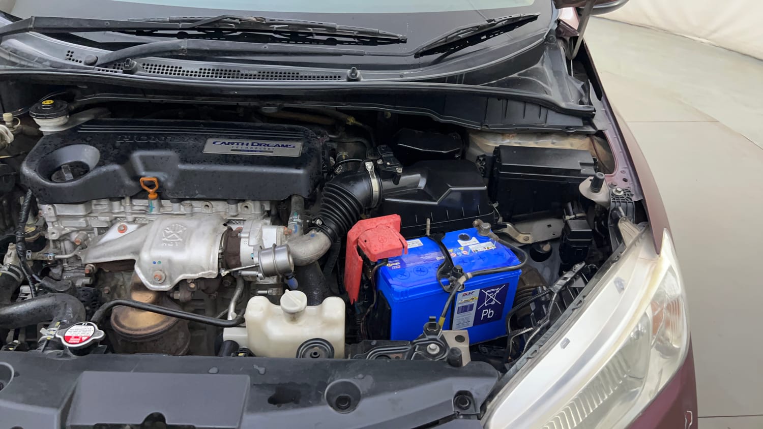 Used 2015 Honda City S Diesel Diesel Manual engine ENGINE LEFT SIDE HINGE & APRON VIEW