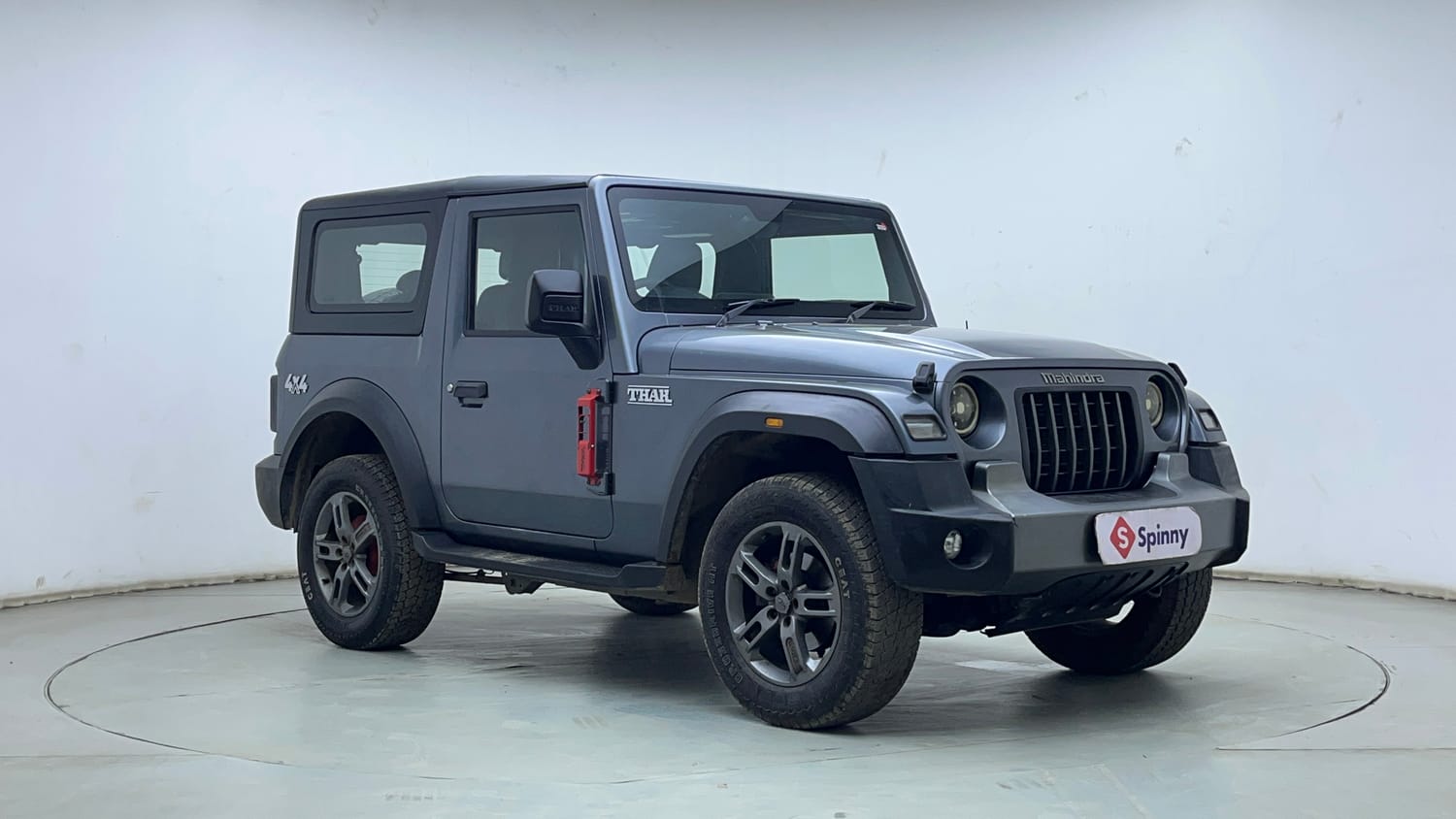 Used 2021 mahindra Thar LX Hard Top Diesel AT 4WD Diesel Automatic exterior RIGHT FRONT CORNER VIEW