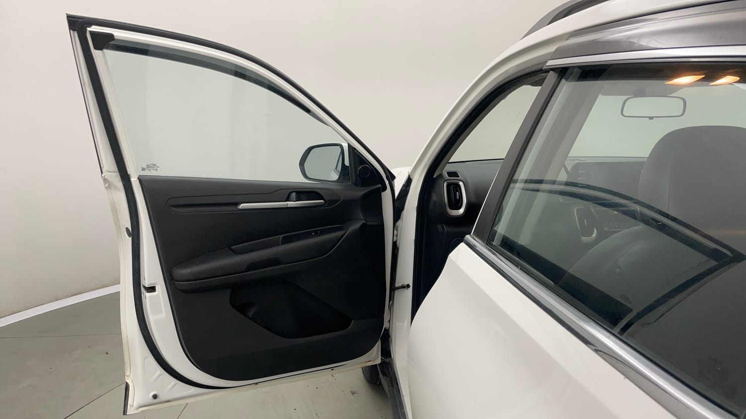 Used 2023 Kia Sonet HTK Plus 1.2 Petrol Manual interior LEFT FRONT DOOR OPEN VIEW