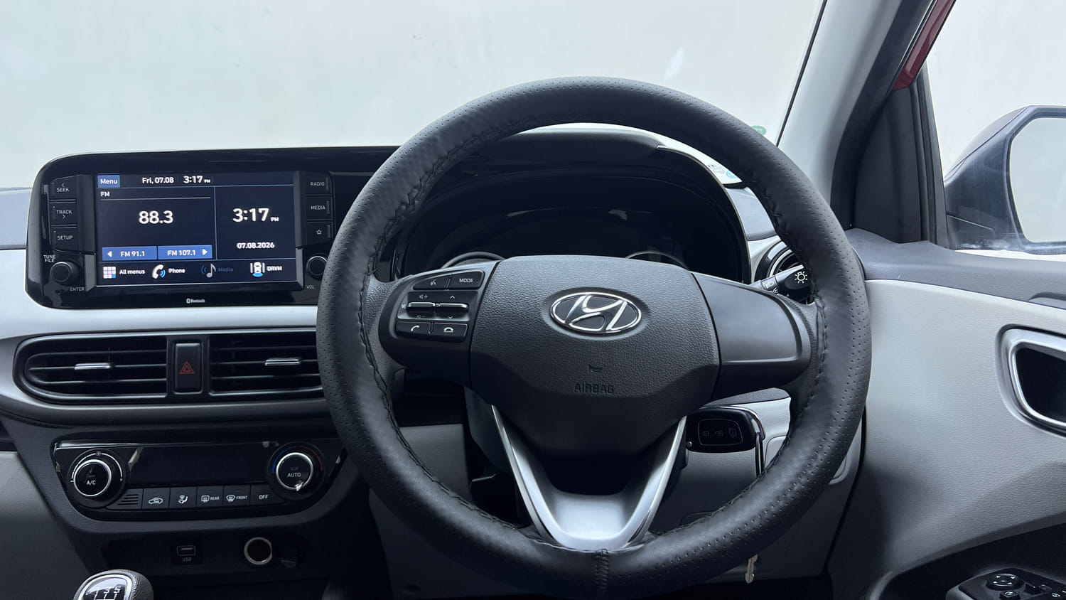 Used 2021 Hyundai Grand i10 Nios Sportz 1.2 Kappa VTVT Petrol Manual interior STEERING VIEW