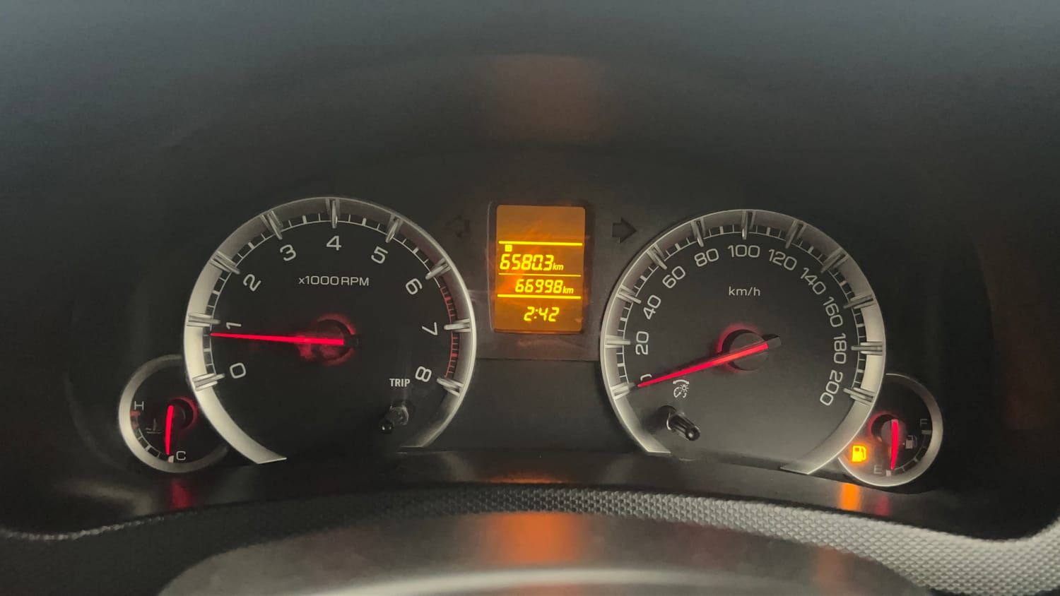 Used 2016 Maruti Suzuki Swift VXi Petrol Manual interior CLUSTERMETER VIEW