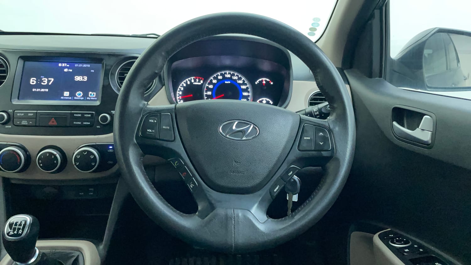 Used 2020 Hyundai Grand i10 Sportz 1.2 Kappa VTVT Petrol Manual interior STEERING VIEW