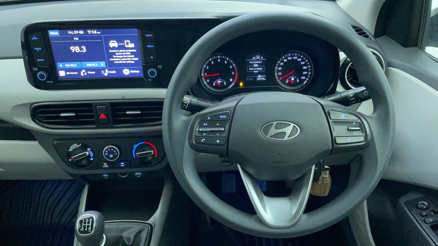 Used 2023 Hyundai Grand i10 Nios Sportz 1.2 Kappa VTVT CNG Cng Manual interior STEERING VIEW