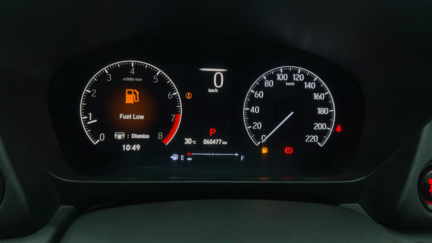 Used 2021 Honda City ZX CVT Petrol Petrol Automatic interior CLUSTERMETER VIEW