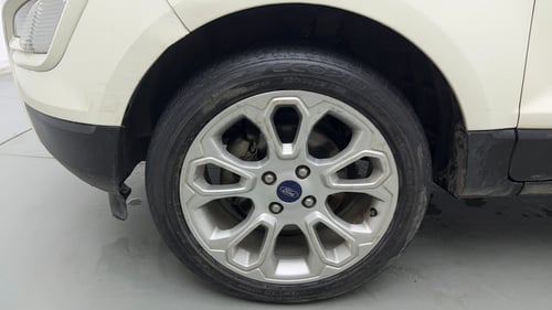 Used 2018 Ford EcoSport Titanium + 1.5L Ti-VCT AT Petrol Automatic tyres LEFT FRONT TYRE RIM VIEW