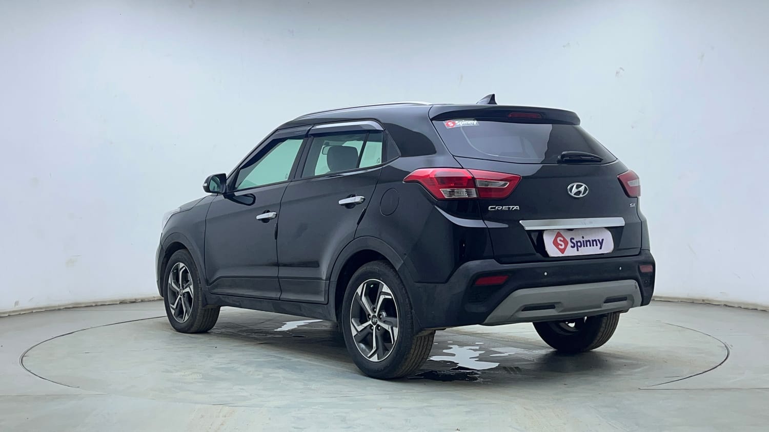 Used 2019 Hyundai Creta SX 1.6 AT CRDi Diesel Automatic exterior LEFT REAR CORNER VIEW