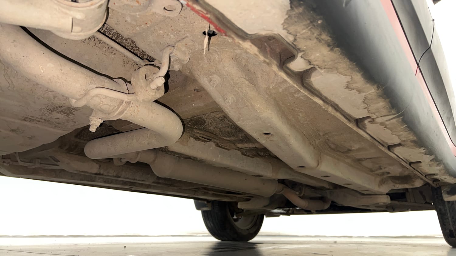 Used 2017 Tata Nexon XZ Plus Diesel Dual Tone Diesel Manual extra REAR RIGHT UNDERBODY VIEW