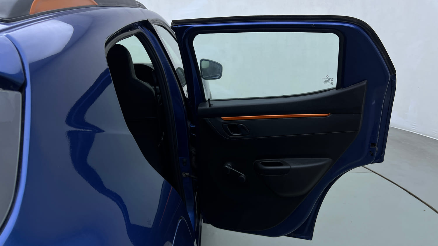 Used 2018 Renault Kwid CLIMBER 1.0 AMT Petrol Automatic interior RIGHT REAR DOOR OPEN VIEW