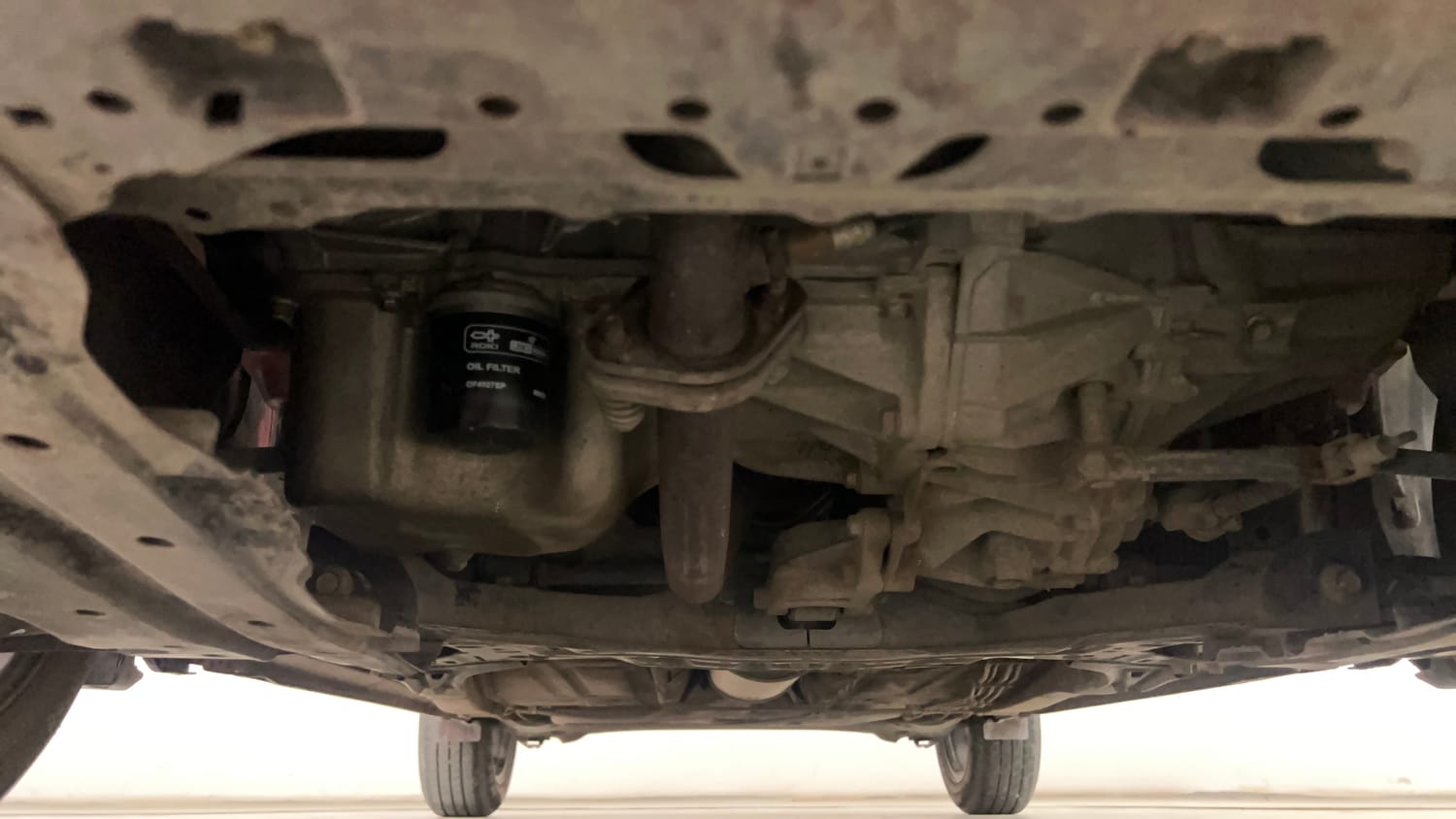 Used 2019 Maruti Suzuki Baleno Delta Petrol Manual extra FRONT LEFT UNDERBODY VIEW