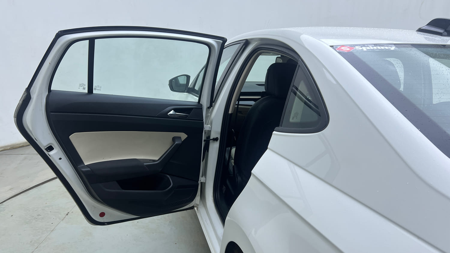 Used 2023 Skoda Slavia Ambition 1.0L TSI AT Petrol Automatic interior LEFT REAR DOOR OPEN VIEW