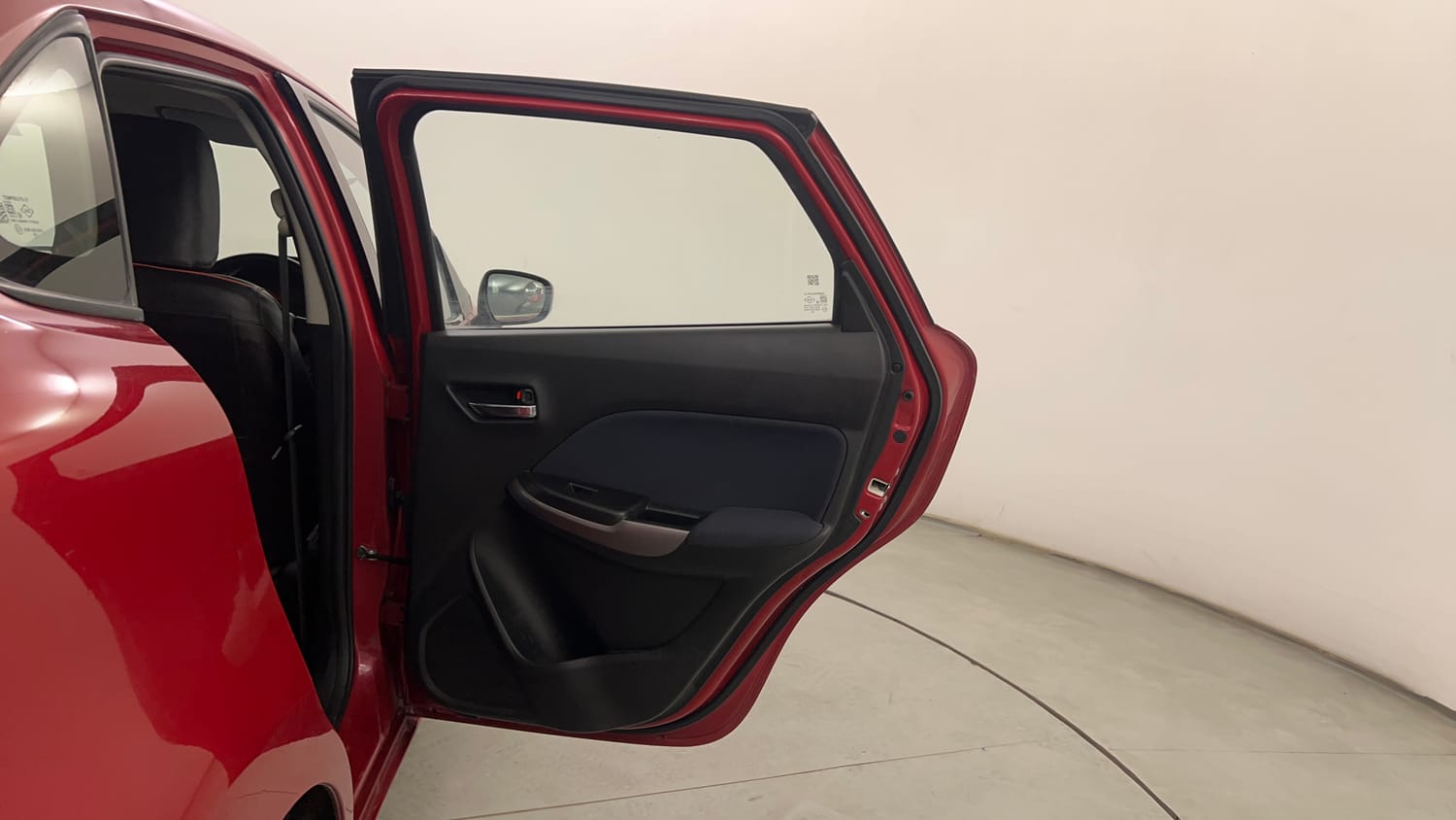 Used 2019 Maruti Suzuki Baleno Delta Petrol Manual interior RIGHT REAR DOOR OPEN VIEW