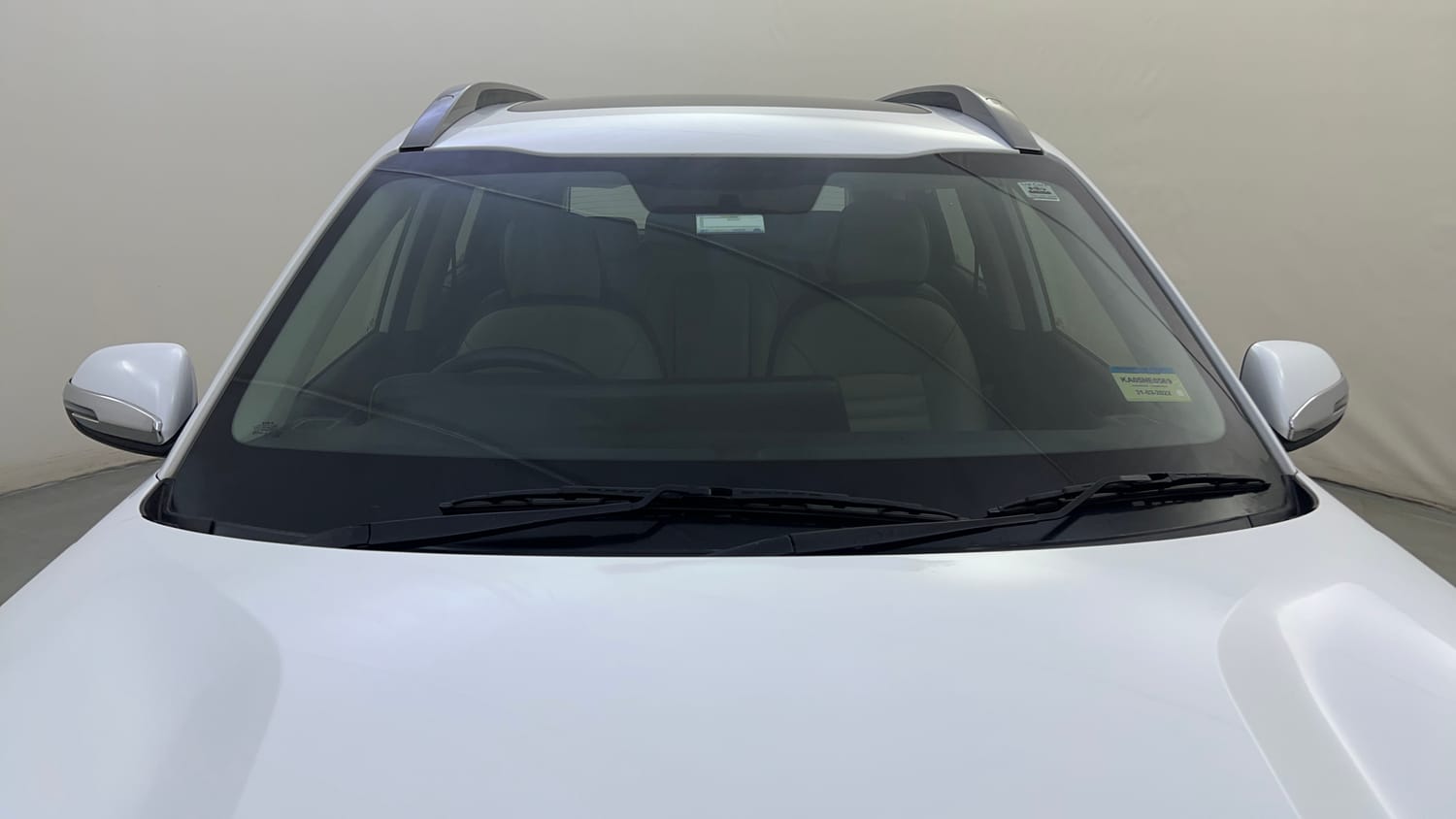 Used 2022 Kia Sonet HTX 1.5 Diesel Manual exterior FRONT WINDSHIELD VIEW