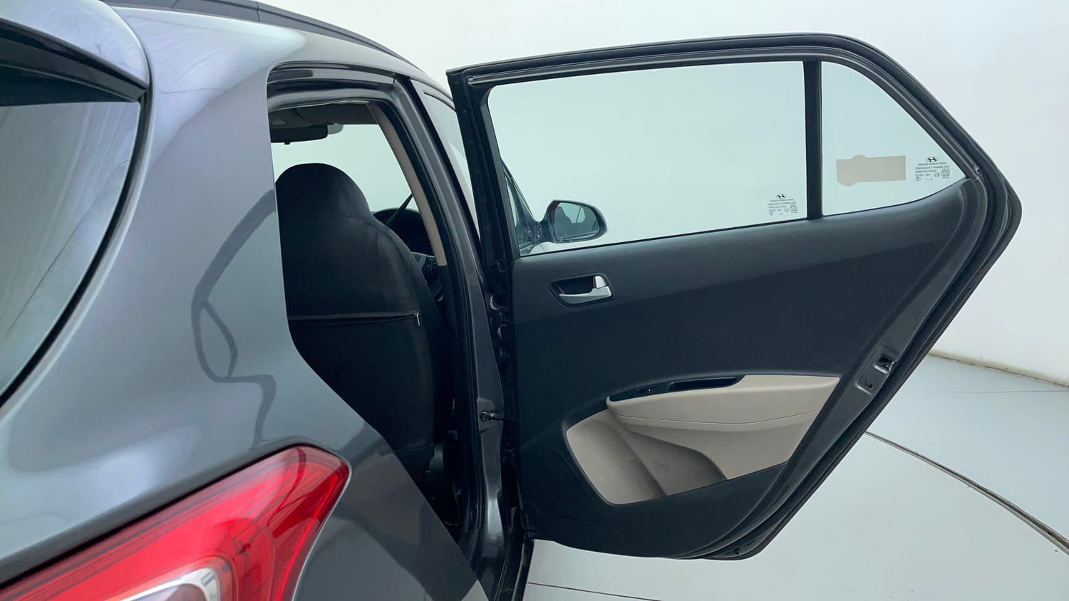 Used 2020 Hyundai Grand i10 Sportz 1.2 Kappa VTVT Petrol Manual interior RIGHT REAR DOOR OPEN VIEW
