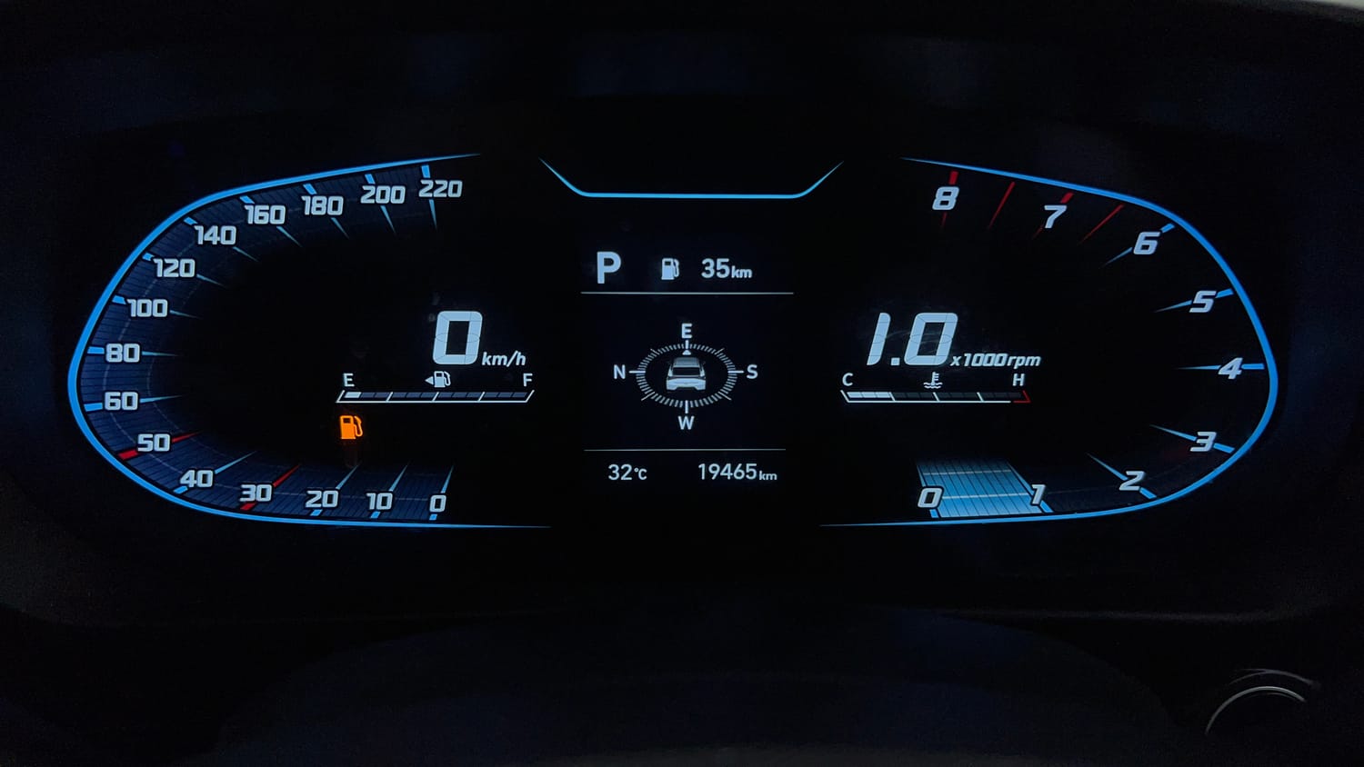 Used 2022 Hyundai i20 N Line N8 1.0 Turbo DCT Dual Tone Petrol Automatic interior CLUSTERMETER VIEW
