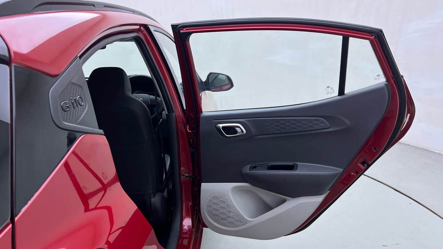 Used 2021 Hyundai Grand i10 Nios Sportz 1.2 Kappa VTVT Petrol Manual interior RIGHT REAR DOOR OPEN VIEW