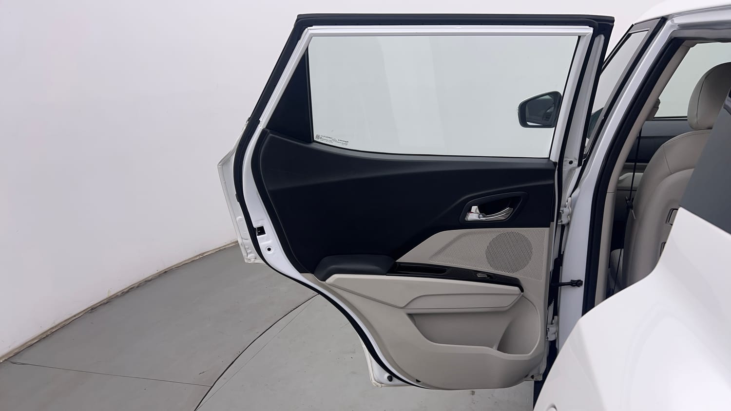 Used 2024 Mahindra XUV 300 W8 (O) 1.5 Diesel Diesel Manual interior LEFT REAR DOOR OPEN VIEW
