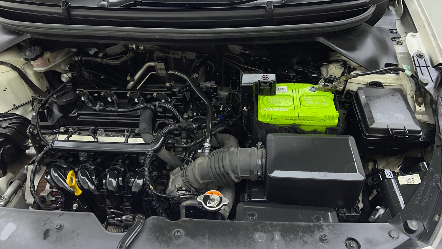 Used 2019 Hyundai Elite i20 Asta 1.2 (O) Petrol Manual engine ENGINE LEFT SIDE VIEW