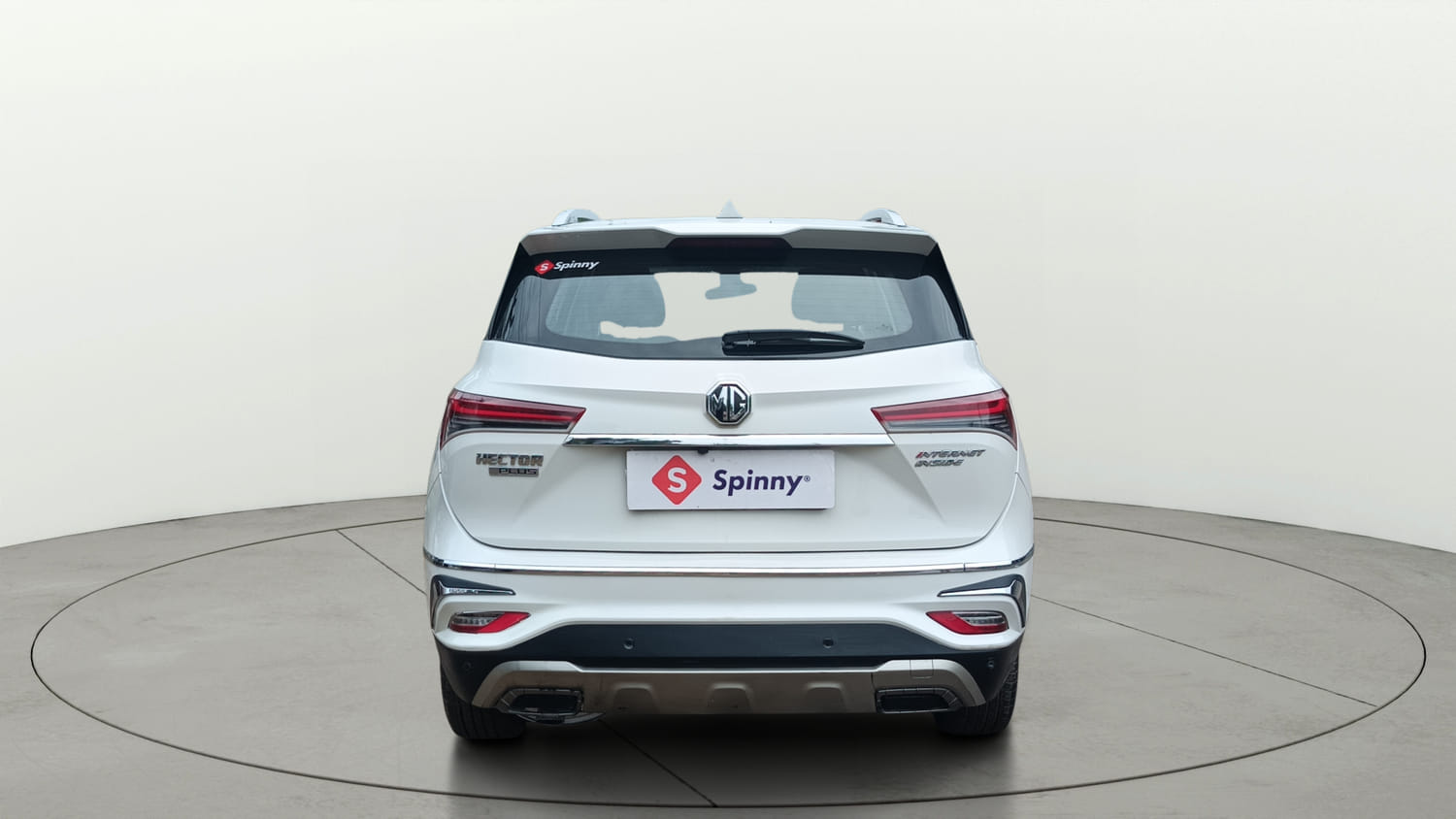 Used 2021 MG Motors Hector Plus Sharp 1.5 Petrol Turbo CVT 6-STR Petrol Automatic exterior BACK VIEW