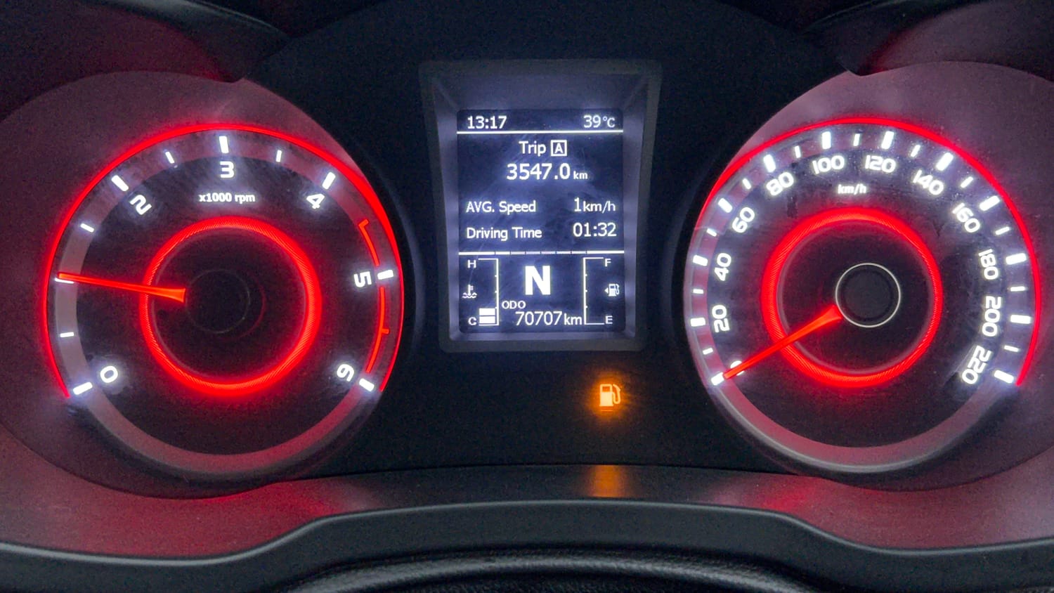 Used 2019 Mahindra XUV 300 1.5 W8 (O) Diesel Manual interior CLUSTERMETER VIEW