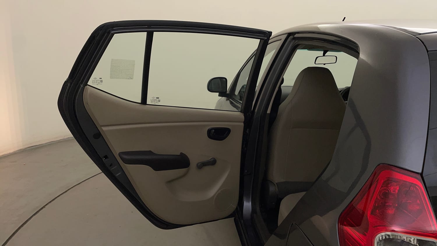 Used 2011 Hyundai i10 Era 1.1 iRDE2 Petrol Manual interior LEFT REAR DOOR OPEN VIEW