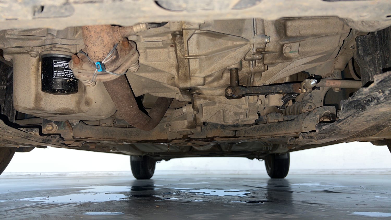 Used 2021 Maruti Suzuki Baleno Sigma Petrol Manual extra FRONT LEFT UNDERBODY VIEW