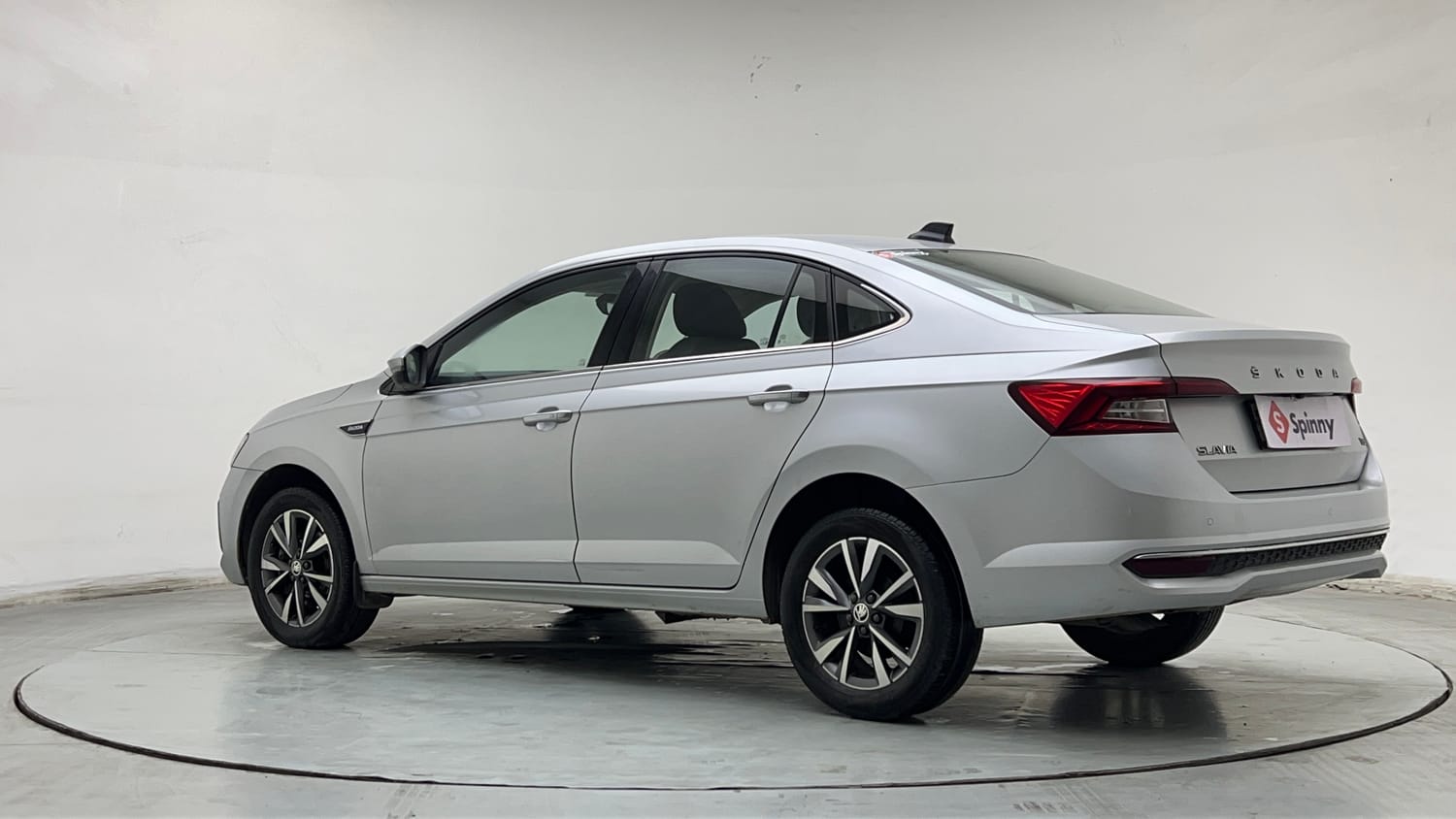 Used 2023 Skoda Slavia Style 1.5L TSI MT Petrol Manual exterior LEFT REAR CORNER VIEW