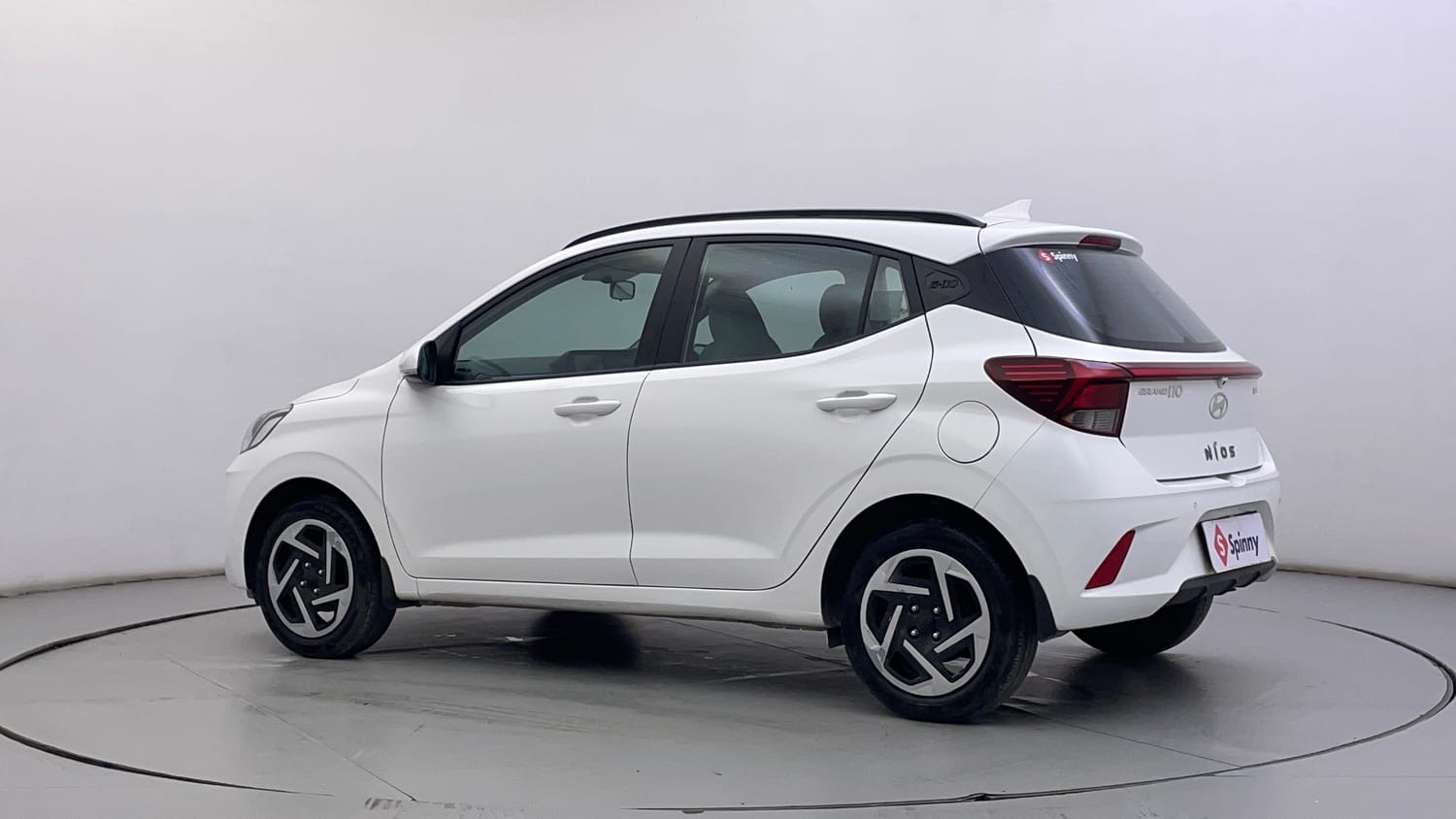 Used 2023 Hyundai Grand i10 Nios Sportz 1.2 Kappa VTVT CNG Cng Manual exterior LEFT REAR CORNER VIEW