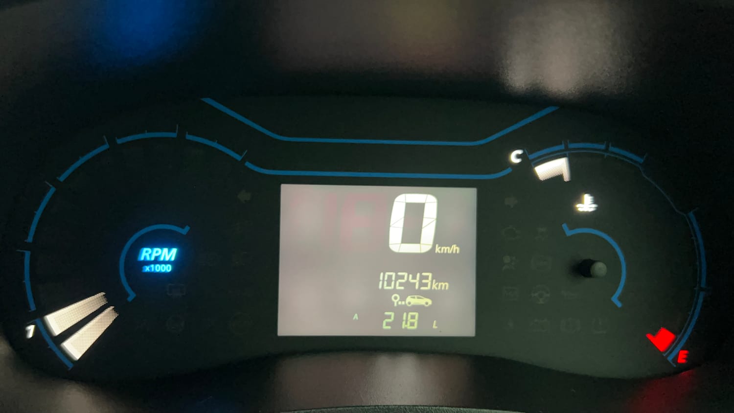 Used 2022 Renault Kwid RXT 0.8 Petrol Manual interior CLUSTERMETER VIEW