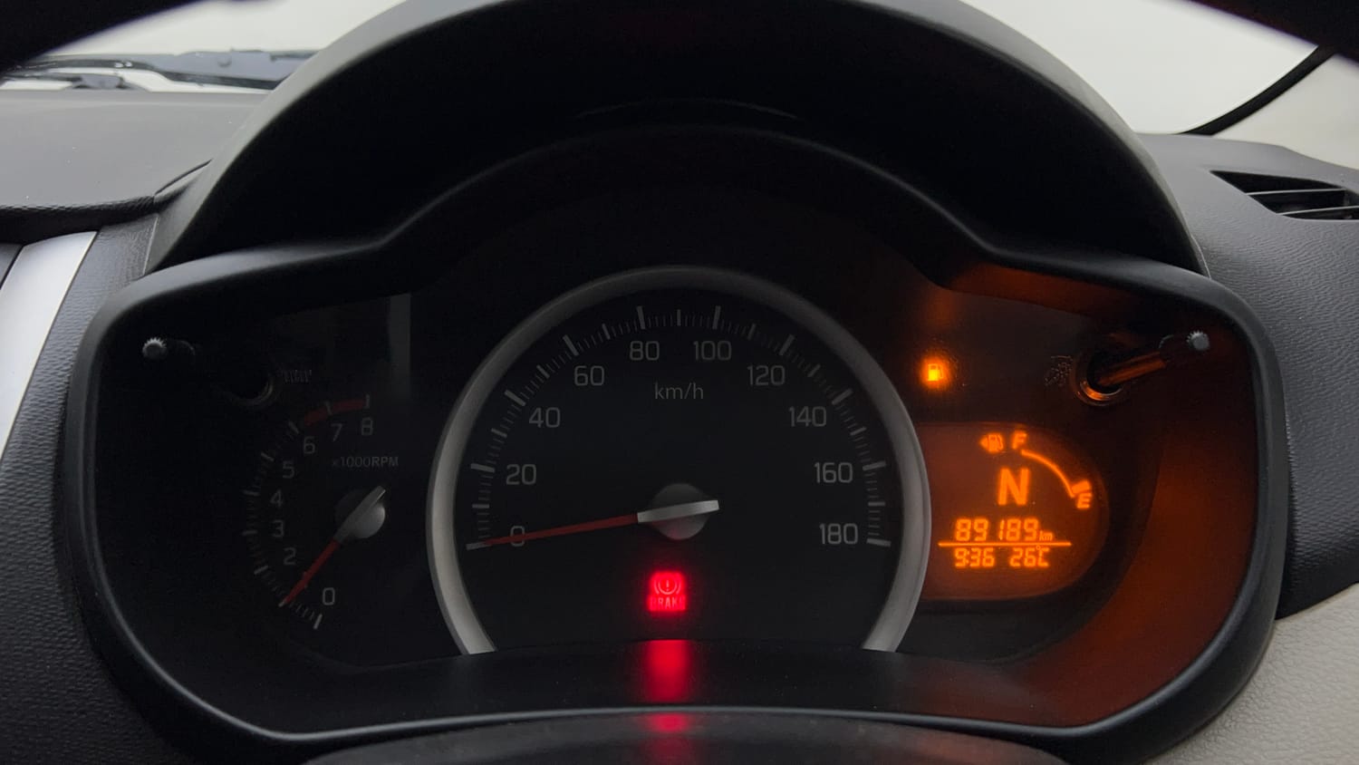Used 2014 Maruti Suzuki Celerio VXi AMT Petrol Automatic interior CLUSTERMETER VIEW