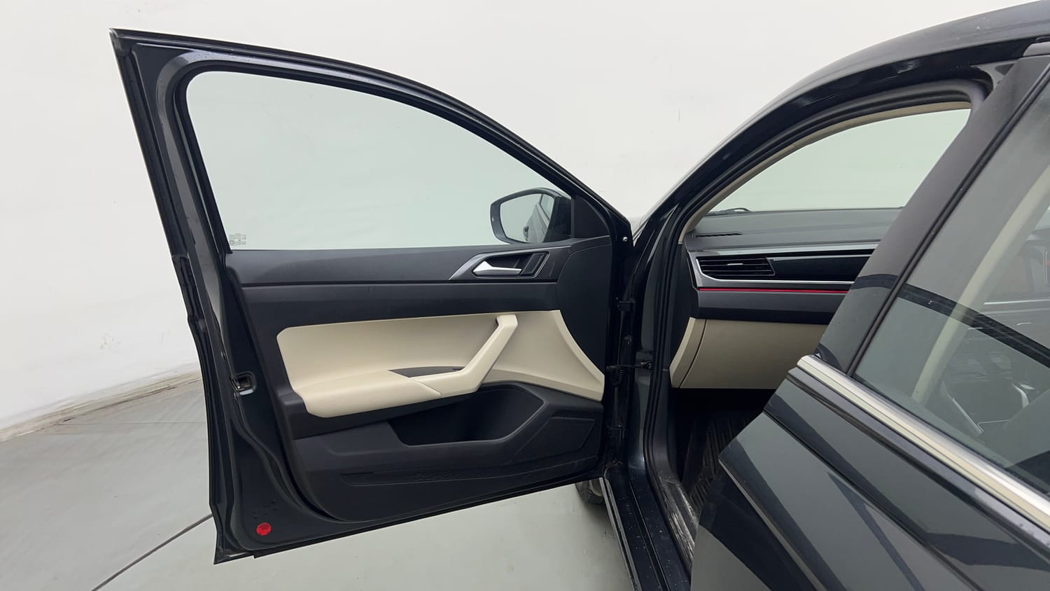 Used 2023 Volkswagen Virtus GT Plus 1.5 TSI EVO DSG Petrol Automatic interior LEFT FRONT DOOR OPEN VIEW