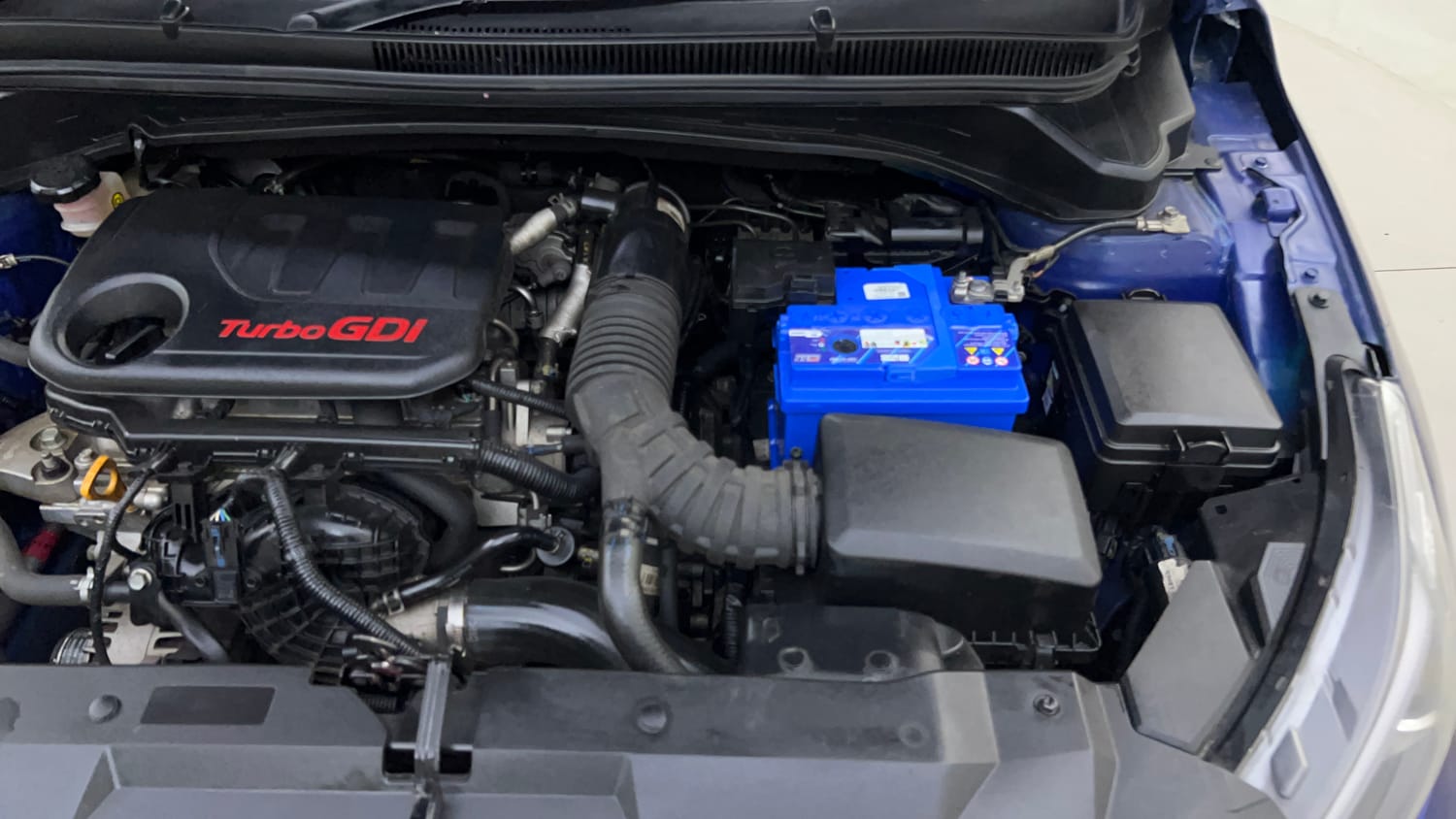 Used 2022 Hyundai i20 N Line N8 1.0 Turbo DCT Dual Tone Petrol Automatic engine ENGINE LEFT SIDE VIEW