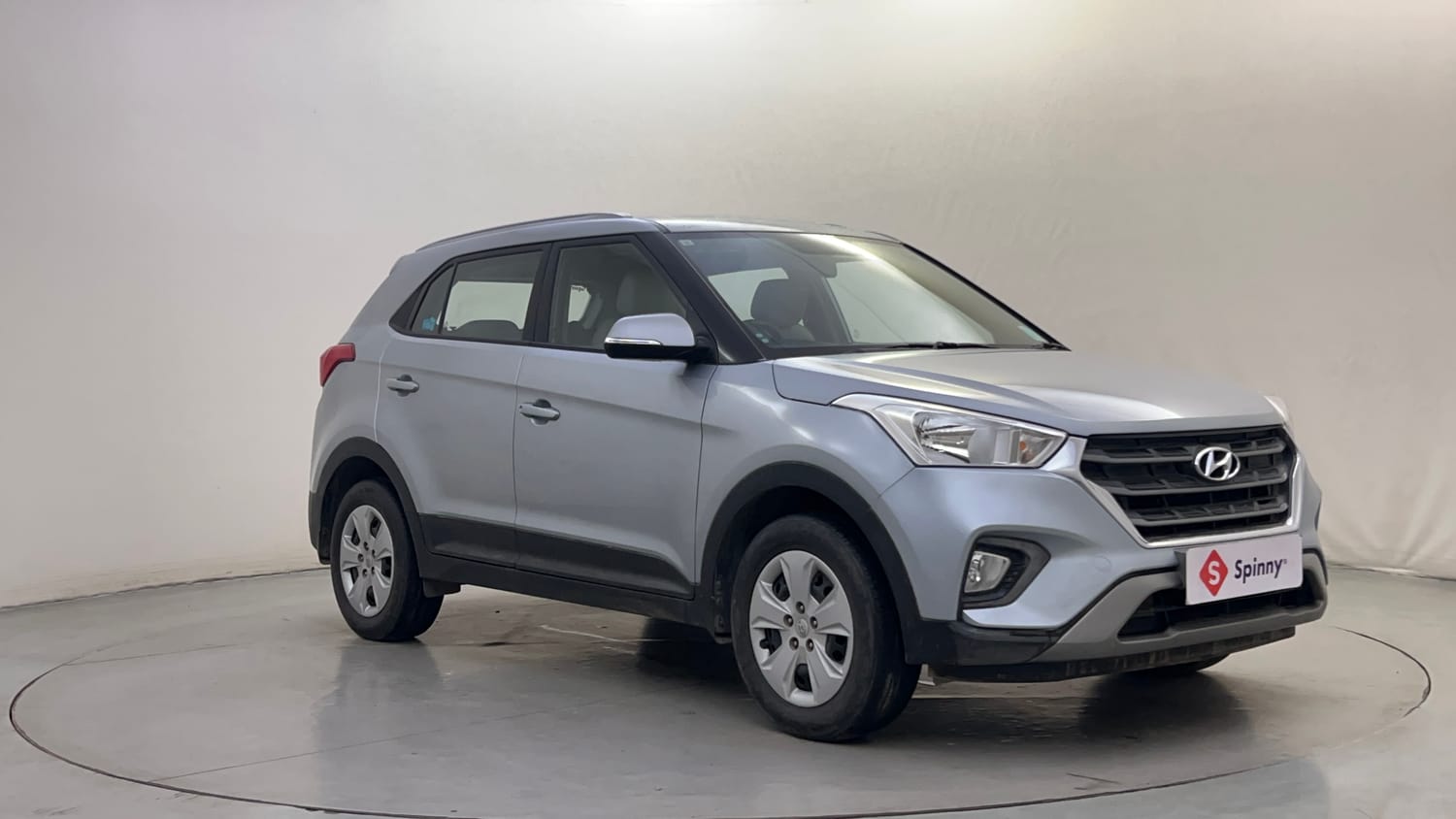 Used 2019 Hyundai Creta E Plus 1.6 Petrol Petrol Manual exterior RIGHT FRONT CORNER VIEW