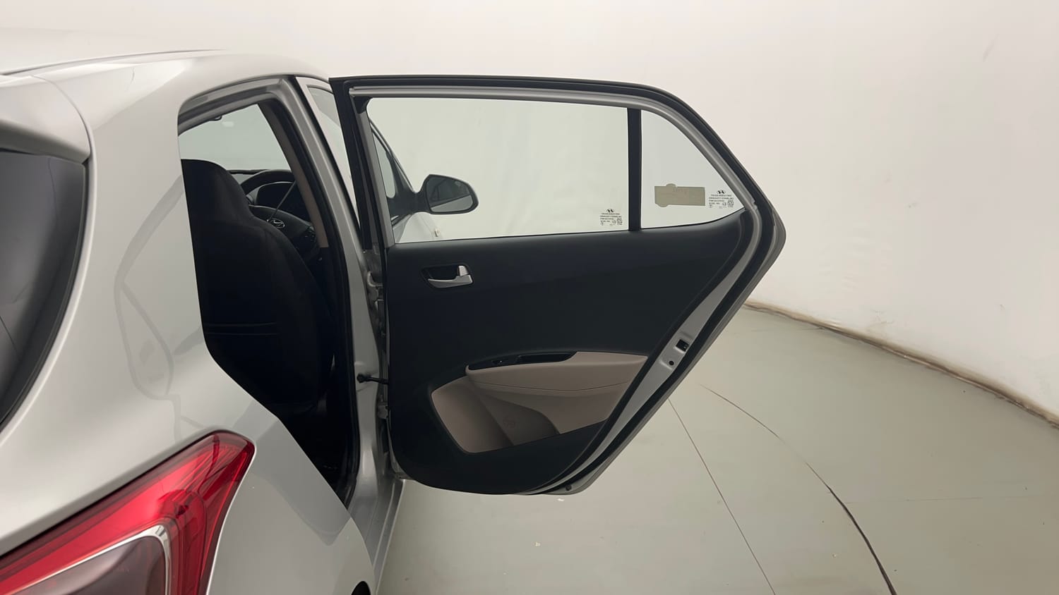 Used 2017 Hyundai Grand i10 Sportz 1.2 Kappa VTVT Petrol Manual interior RIGHT REAR DOOR OPEN VIEW