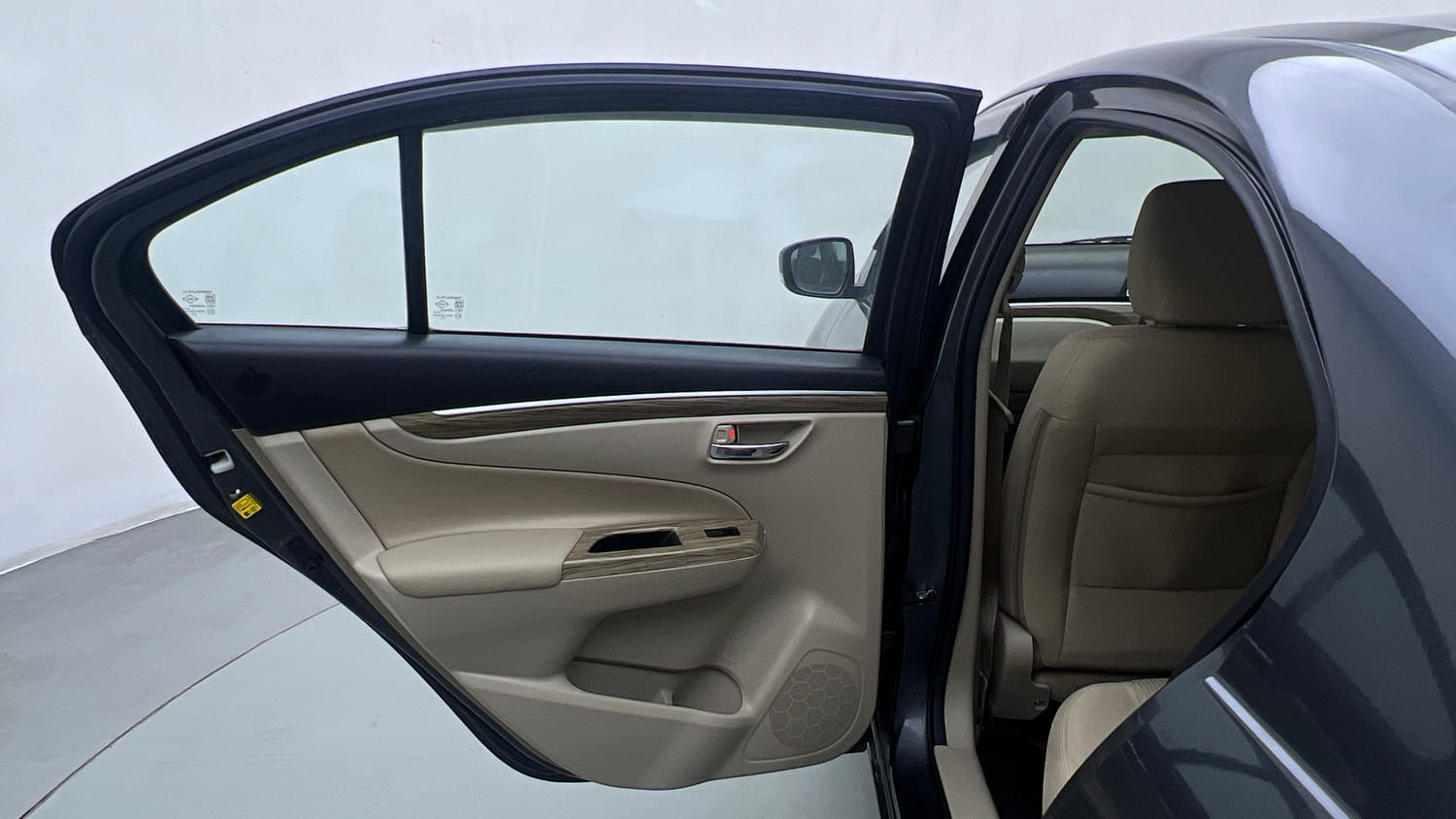 Used 2022 Maruti Suzuki Ciaz Zeta 1.5 Petrol Manual interior LEFT REAR DOOR OPEN VIEW