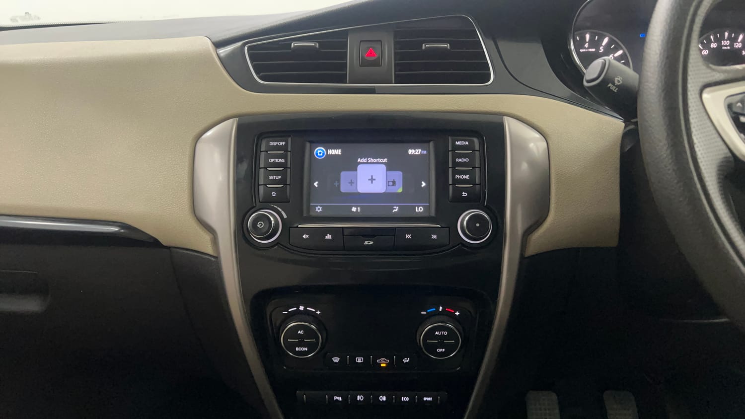Used 2015 Tata Zest XT Petrol Petrol Manual interior MUSIC SYSTEM & AC CONTROL VIEW