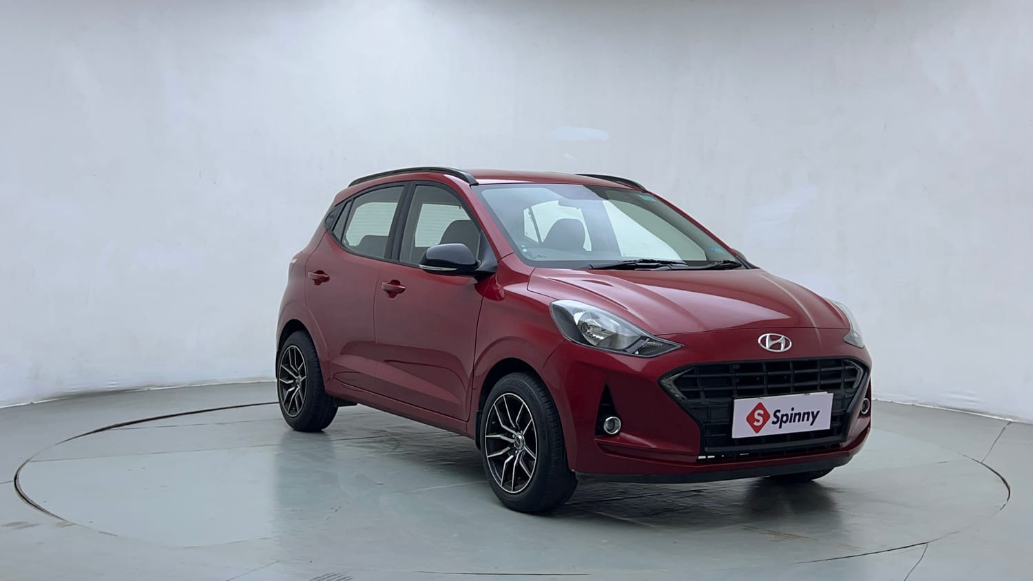 Used 2021 Hyundai Grand i10 Nios Sportz 1.2 Kappa VTVT Petrol Manual exterior RIGHT FRONT CORNER VIEW