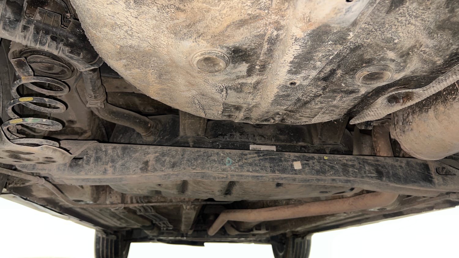 Used 2022 Kia Sonet HTX 1.5 Diesel Manual extra REAR UNDERBODY VIEW (TAKEN FROM REAR)