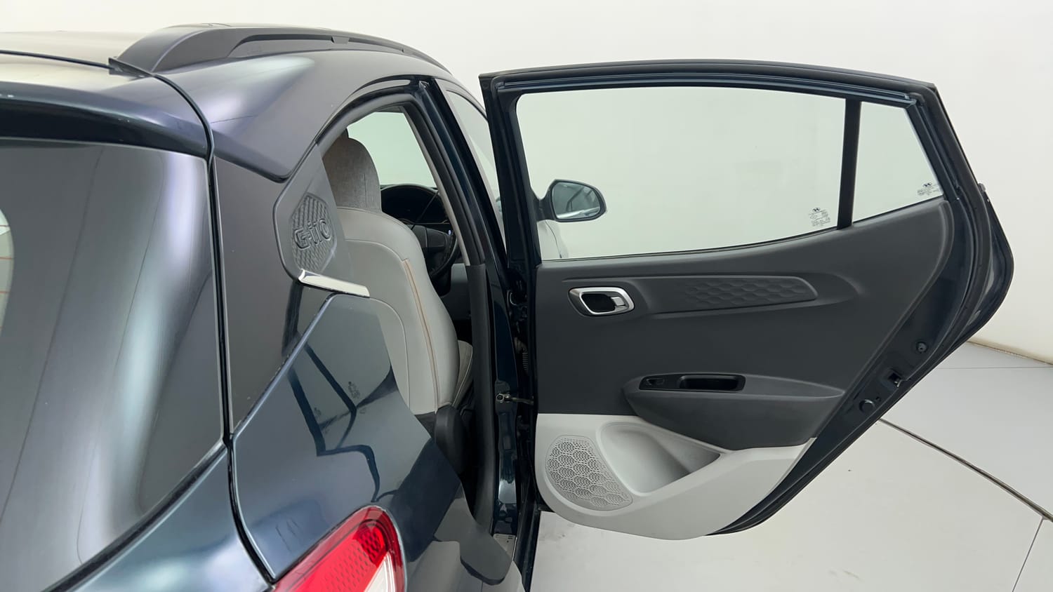 Used 2021 Hyundai Grand i10 Nios Sportz AMT 1.2 Kappa VTVT Petrol Automatic interior RIGHT REAR DOOR OPEN VIEW