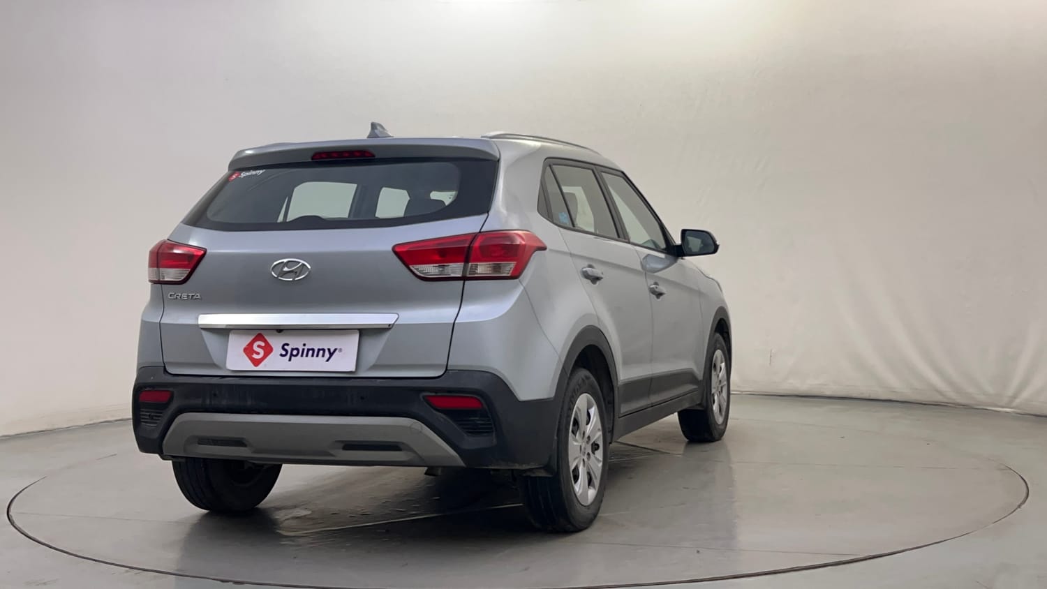 Used 2019 Hyundai Creta E Plus 1.6 Petrol Petrol Manual exterior RIGHT REAR CORNER VIEW