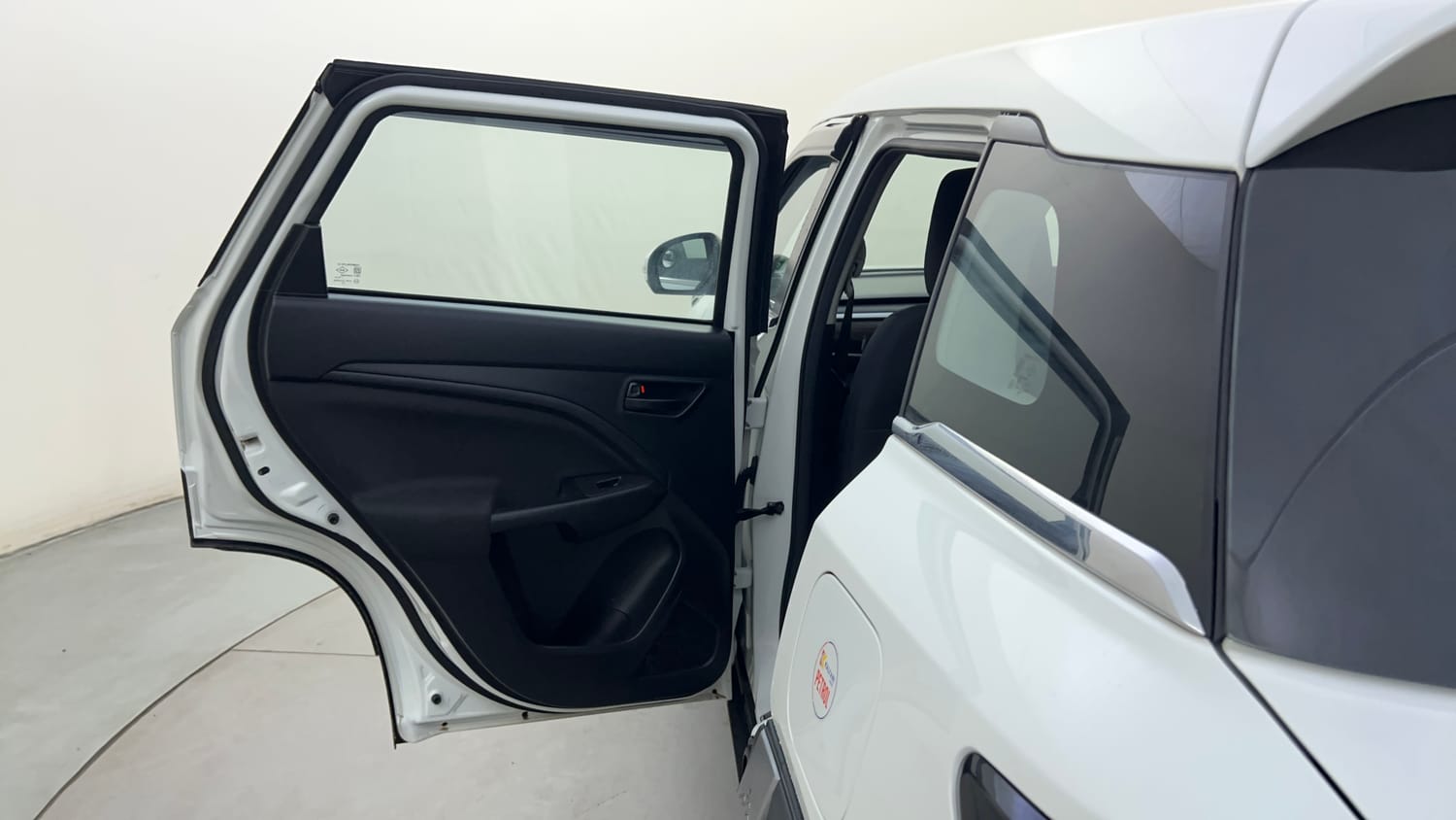 Used 2025 Maruti Suzuki Brezza Vxi AT Petrol Automatic interior LEFT REAR DOOR OPEN VIEW